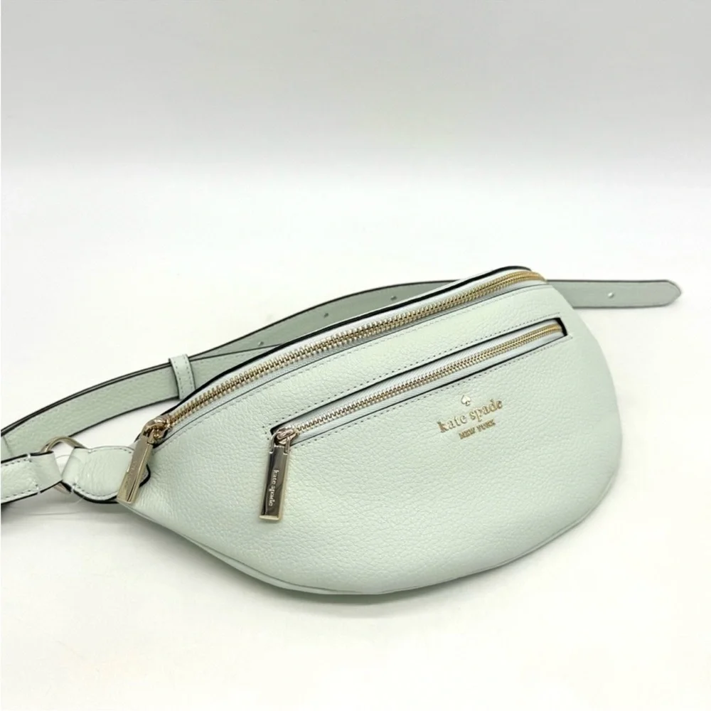 Kate Spade Leila Lime Sherbet Leather Belt Bag Lime Sherbet - Picture 3 of 9
